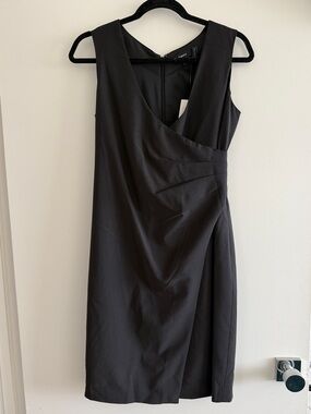 Theory Black Crossover Karianna Dress